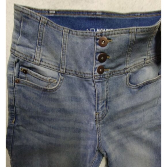 NOBO High-Waisted Skinny Fit Denim Jeans for Women w/ Button Fly Closure Size 11 - Picture 5 of 15